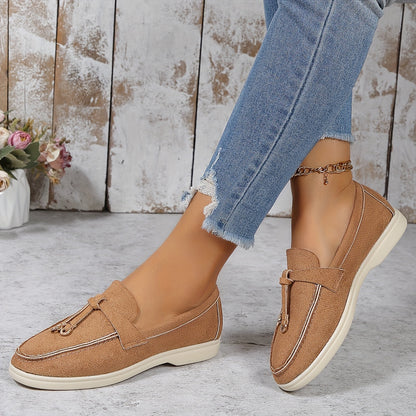 Beige Elegante Loafers - Anna
