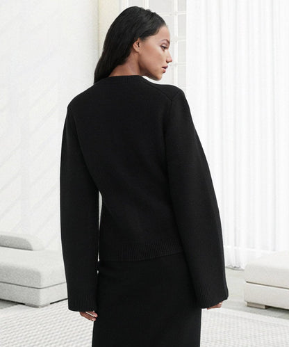 Cremefarbener Strick-Cardigan - Bella