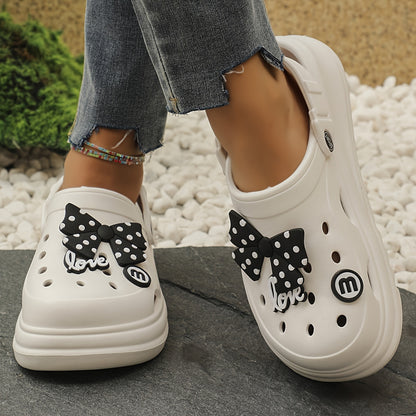 Schwarze Garten-Clogs - Klara