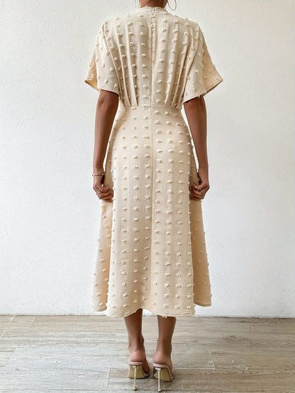 Sommerkleid Lila V-Ausschnitt - Amelie