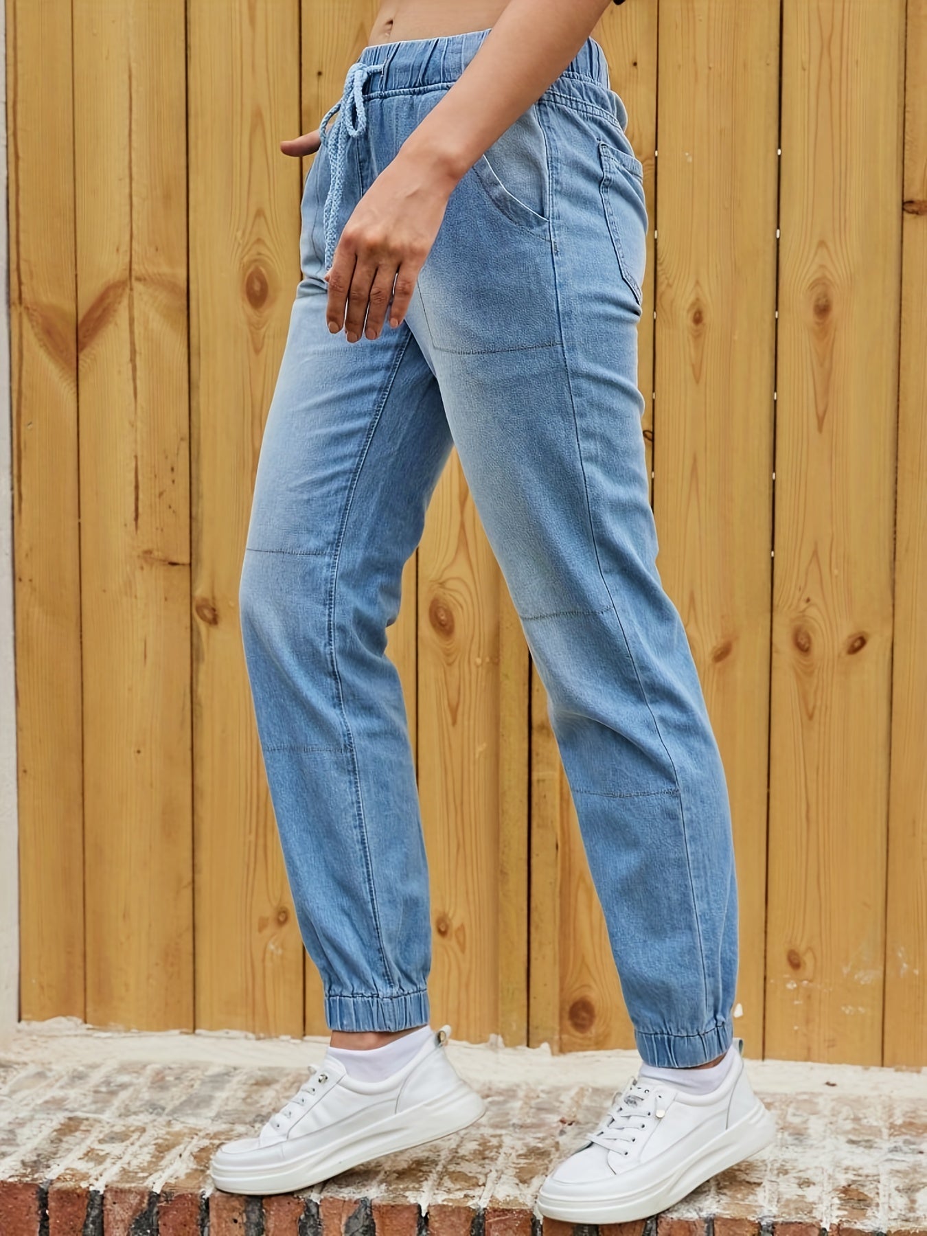 Bequeme Jogger-Jeans Blau - Emma