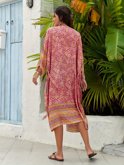 Rosa Kimono mit Gürtel - Lena