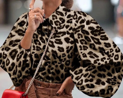 Weiße Bluse mit Punkten - Lena