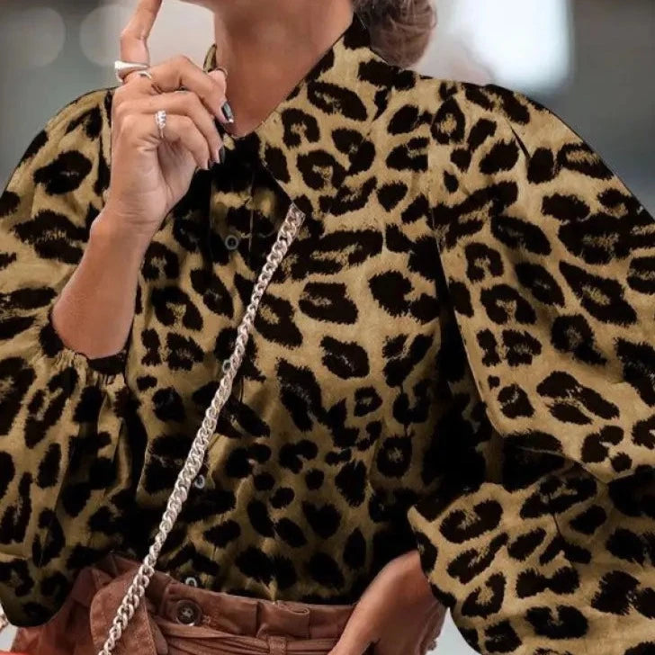 Weiße Bluse mit Punkten - Lena