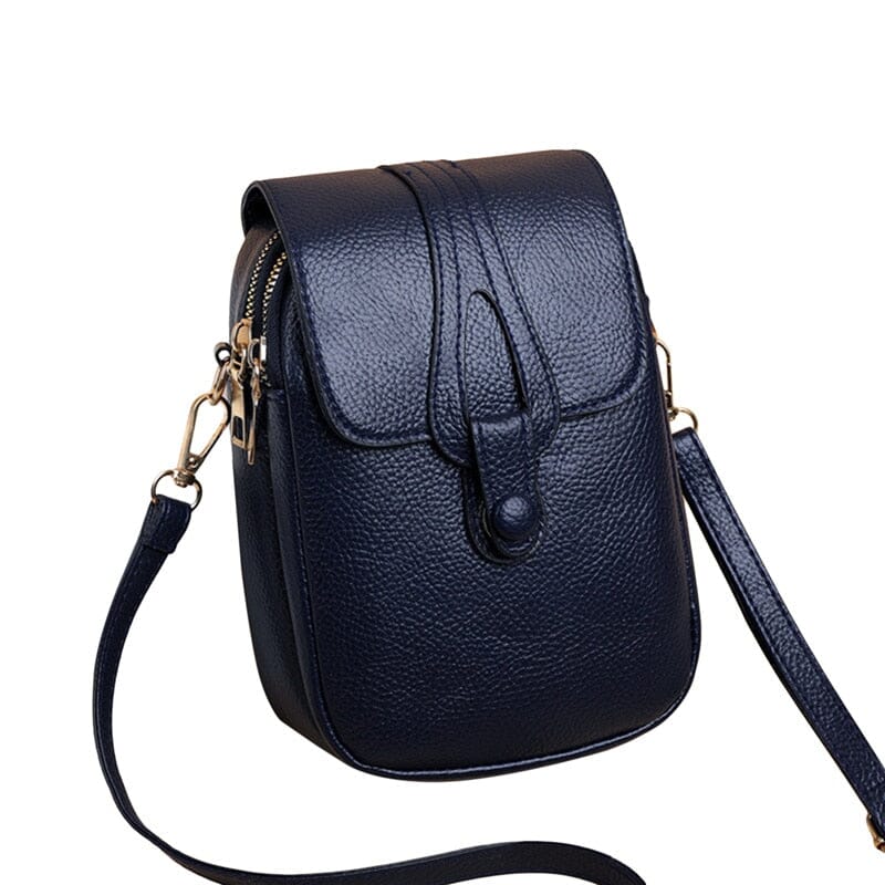 Mila - Klassische schwarze Bucket Crossbody