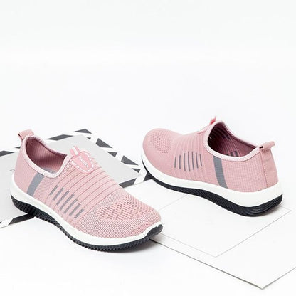 Luna – Rosafarbene Walking-Sneaker