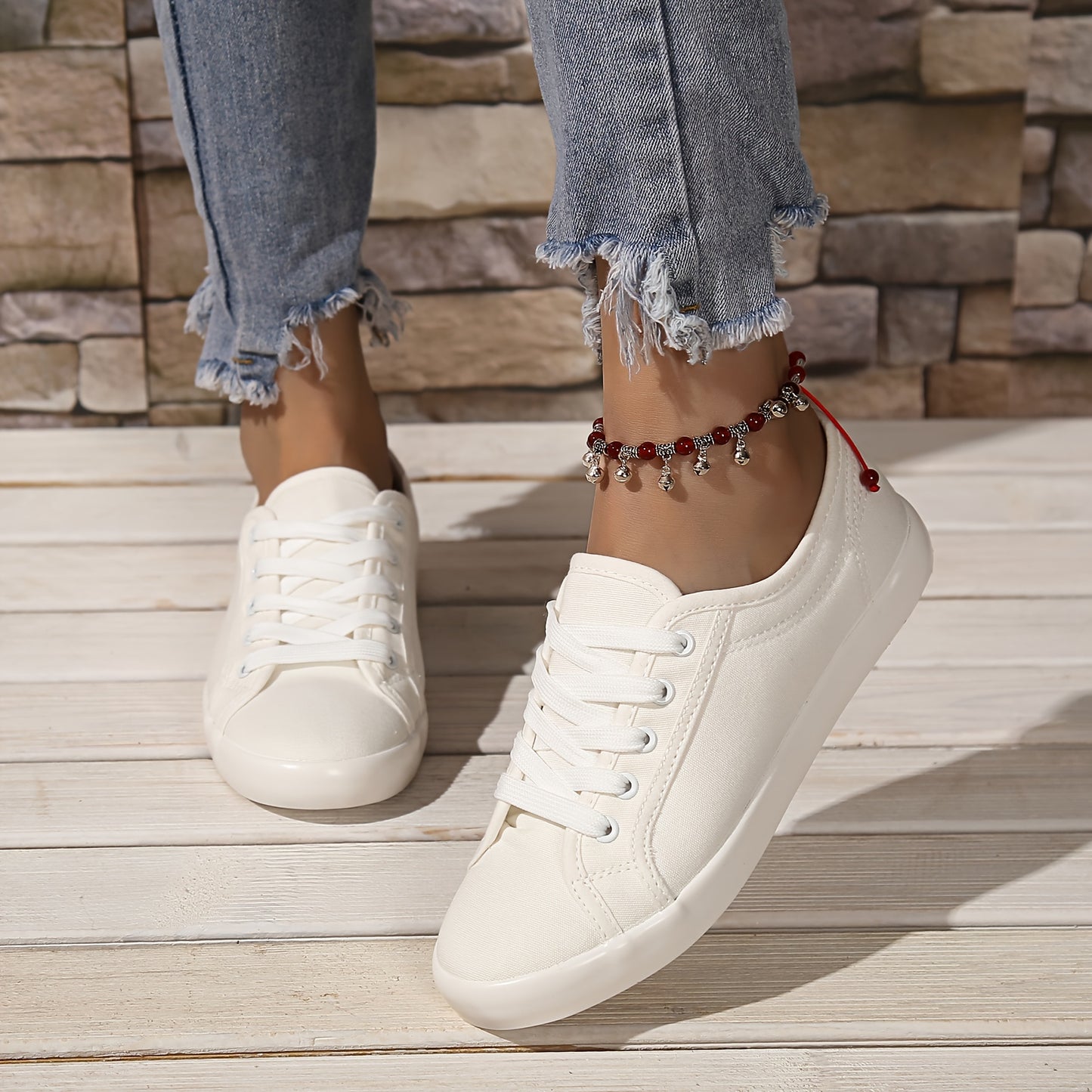 Weiße Sport-Sneaker - Sophie