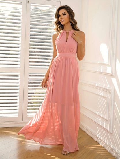 Gelbes sommer maxikleid - sophia