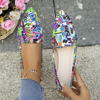 Elegante Schwarze Ballerinas - Spitz