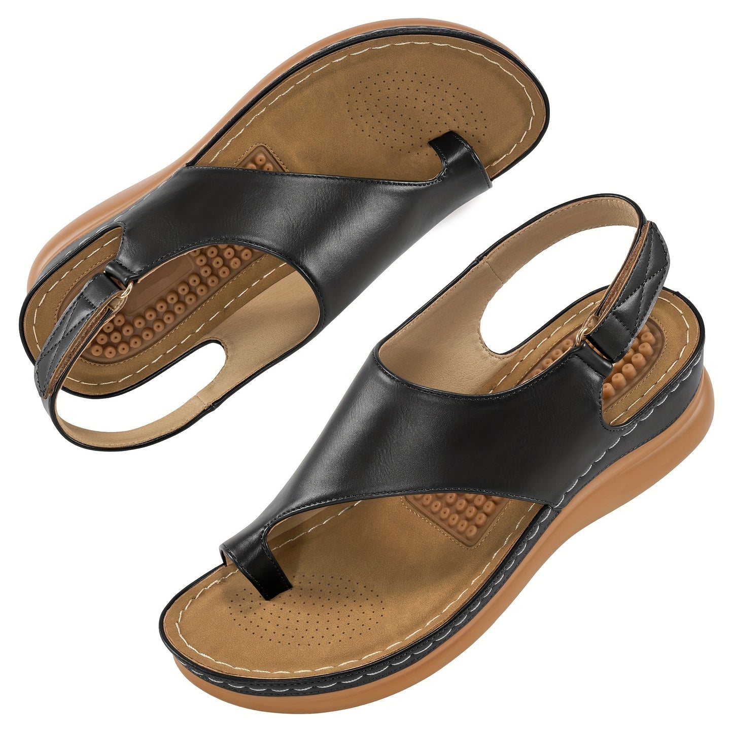 Schwarze Damen Sandalen - Lisa