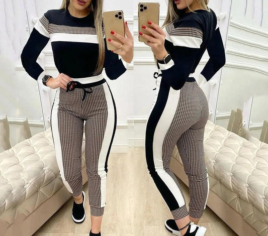 Schickes Set in Schwarz-Weiß - Laura