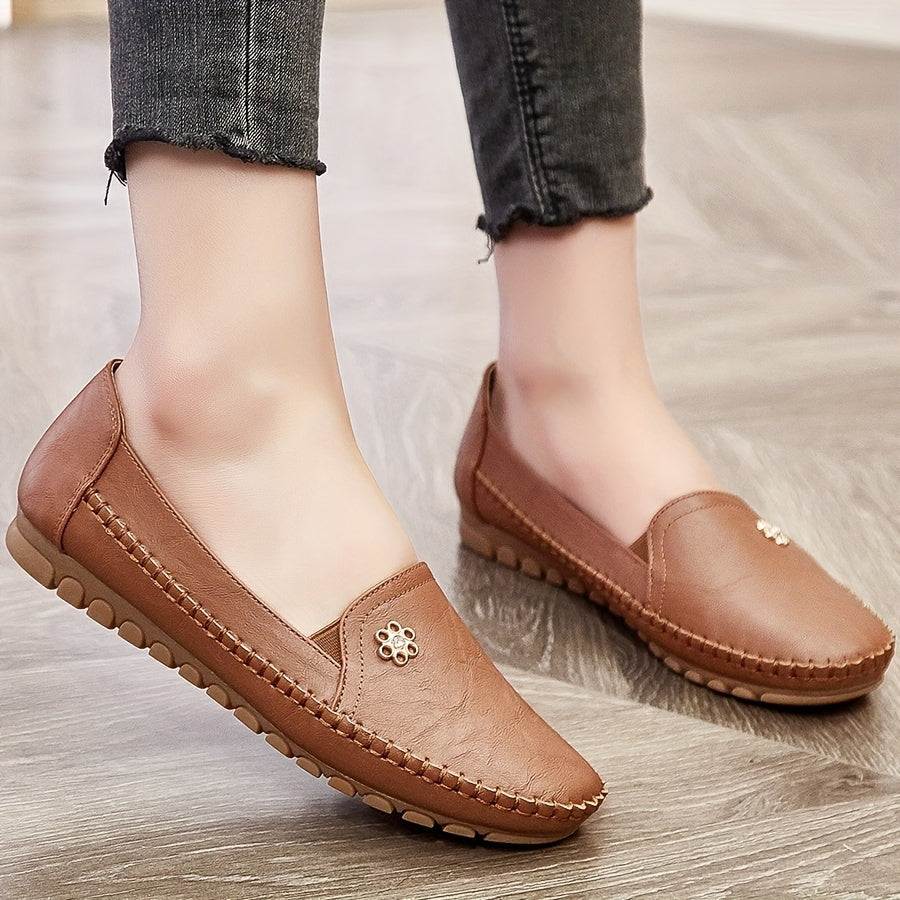 Schwarze Damen Loafers - Lena