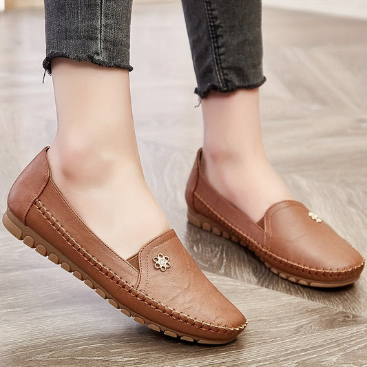 Schwarze Damen Loafers - Lena