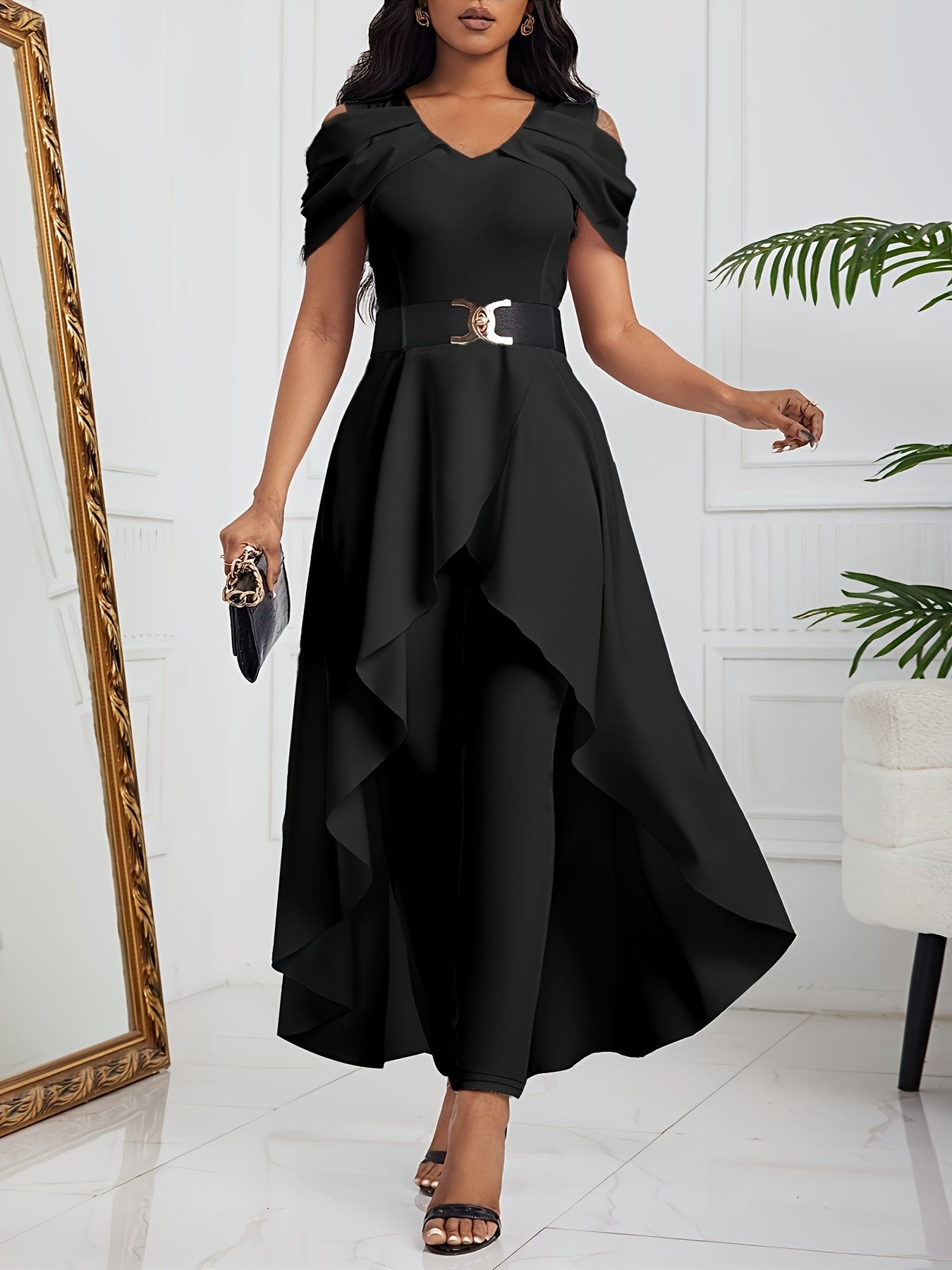 Schwarzes abendkleid - melanie