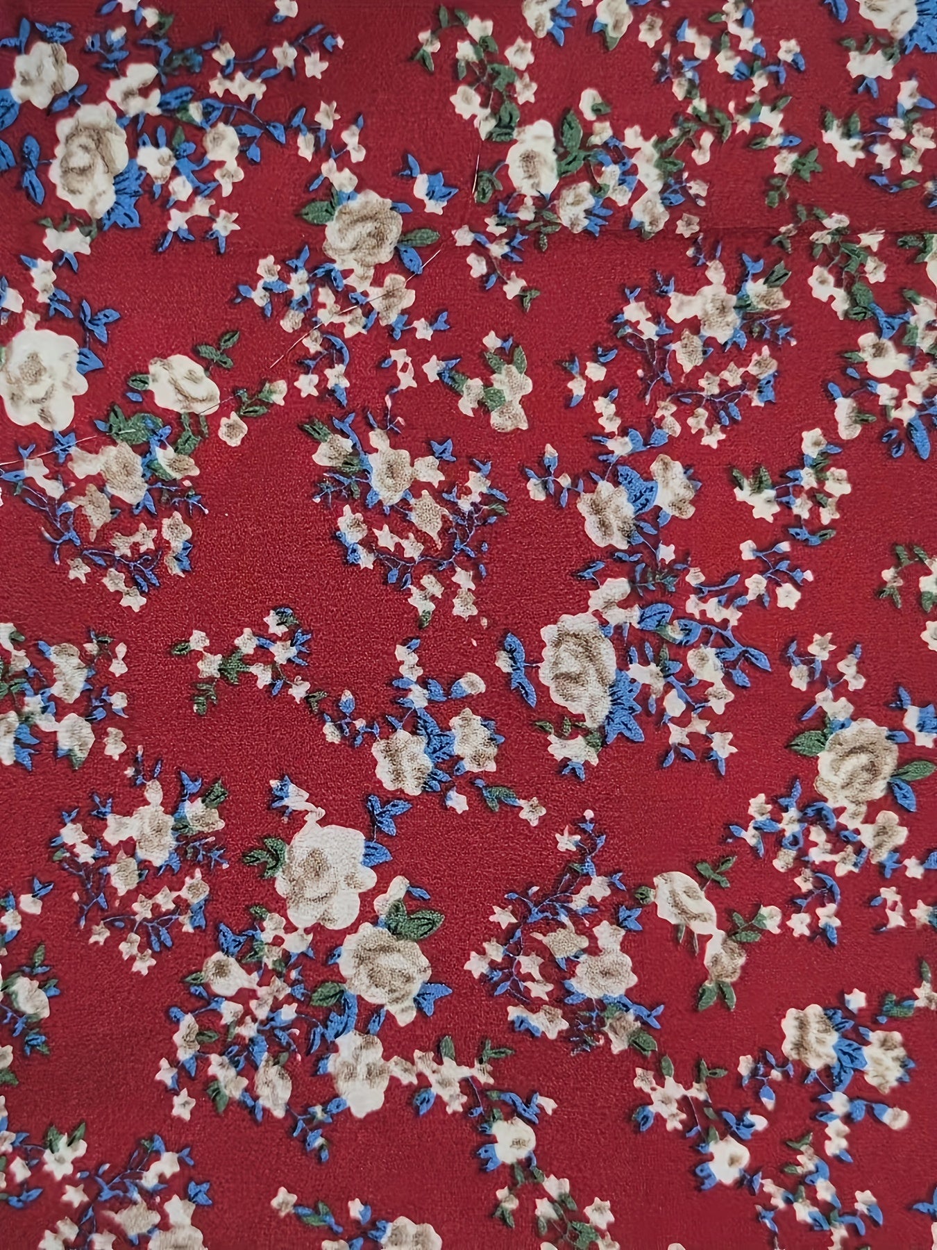 Schwarzes Blumenkleid mit langen Ärmeln - Ella