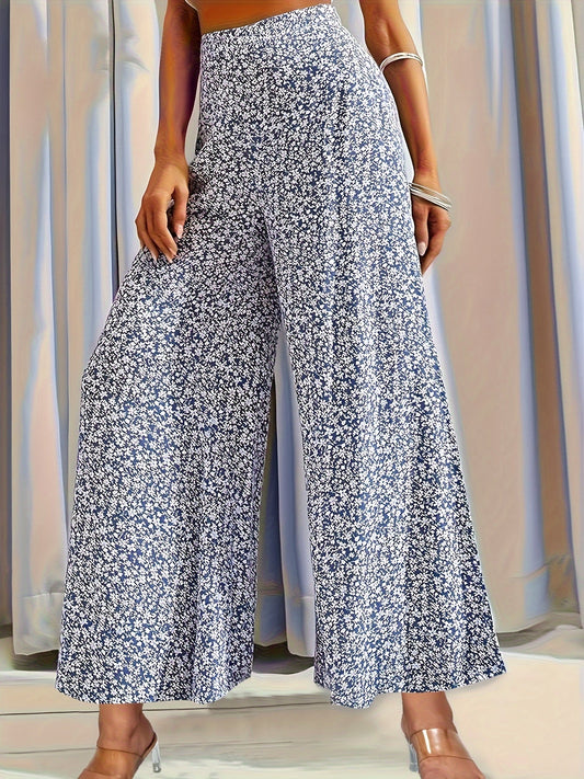 Floral Weites Bein Sommerhose - Julia
