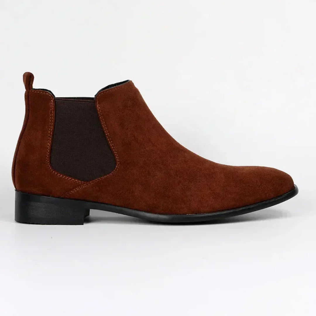 Klassische spitze slip-on-stiefel – herren