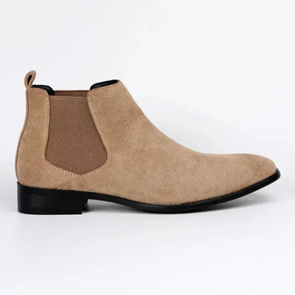 Klassische spitze slip-on-stiefel – herren