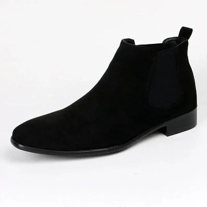 Klassische spitze slip-on-stiefel – herren