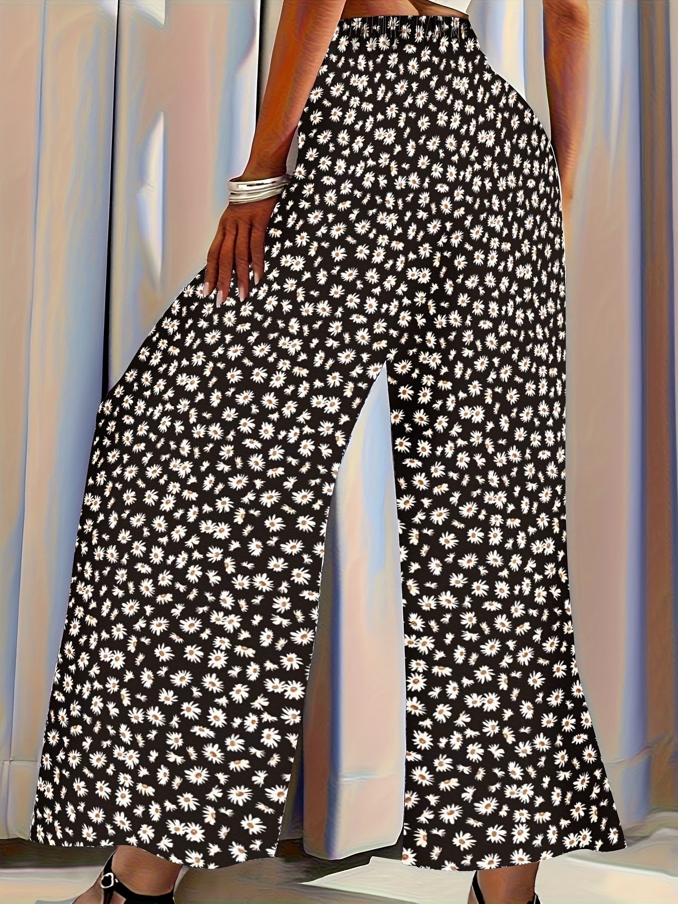 Floral Weites Bein Sommerhose - Julia