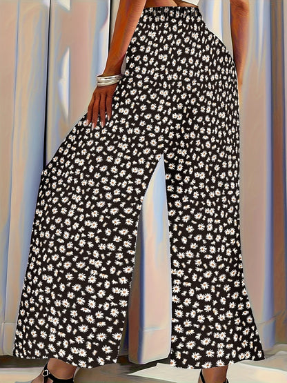 Floral Weites Bein Sommerhose - Julia