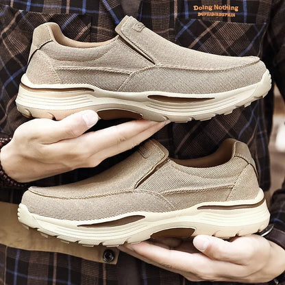 Bequeme Orthopädische Freizeitschuhe Khaki - Theo