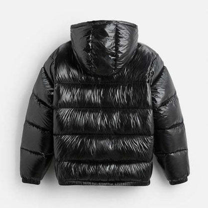 Warme Winter-Steppjacke Schwarz - Elias