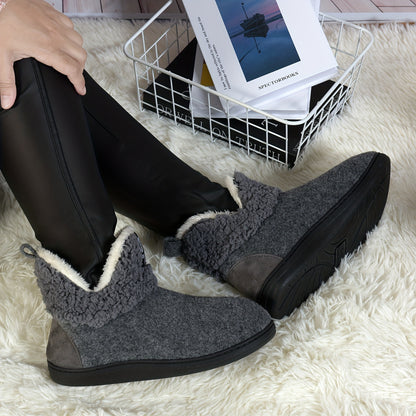Kuschelige Fleece-Hausschuh-Stiefeletten für maximalen Komfort