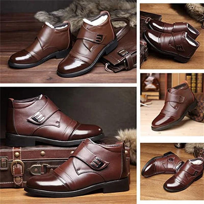 Elegante warme Business-Schuhe Schwarz - Orion