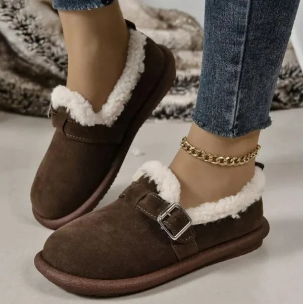 CozyChic Elegance Slip-Ons