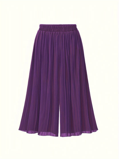 Schwarze plissee maxihose - elena