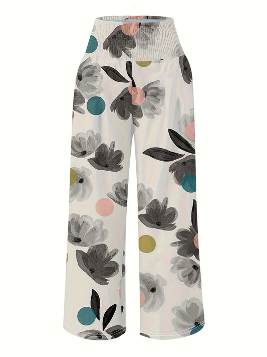 Weißer Blumenstrandhose - Helena