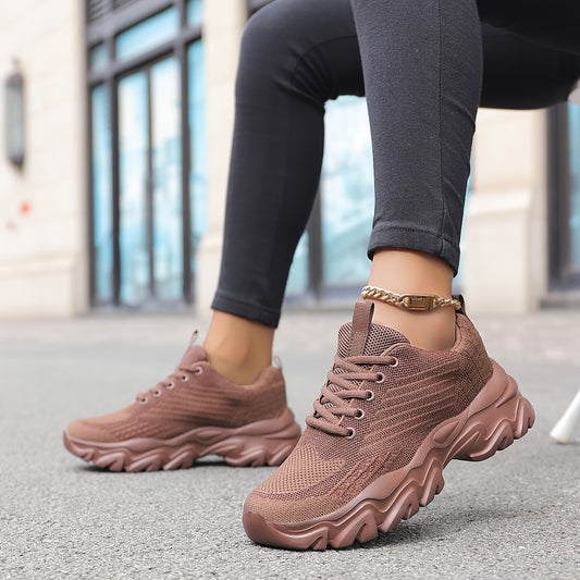 Braune Bequeme Sneaker - Nora