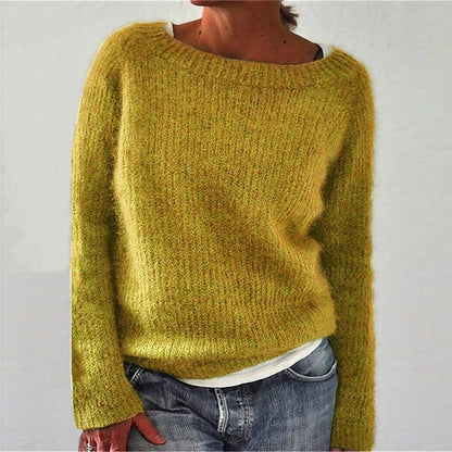 Elvira – weicher strickpullover im klassischen look