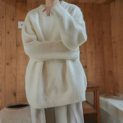 Olyvia – lockerer strickpullover in schlichtem design