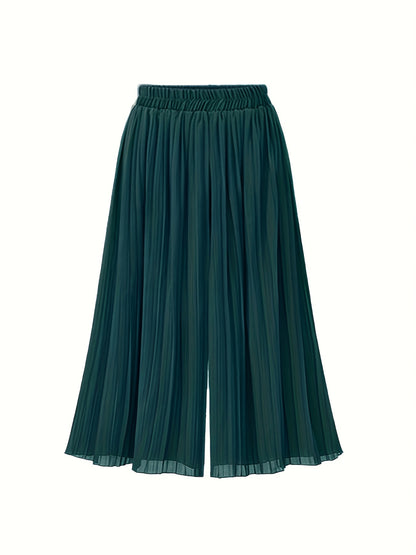 Schwarze plissee maxihose - elena