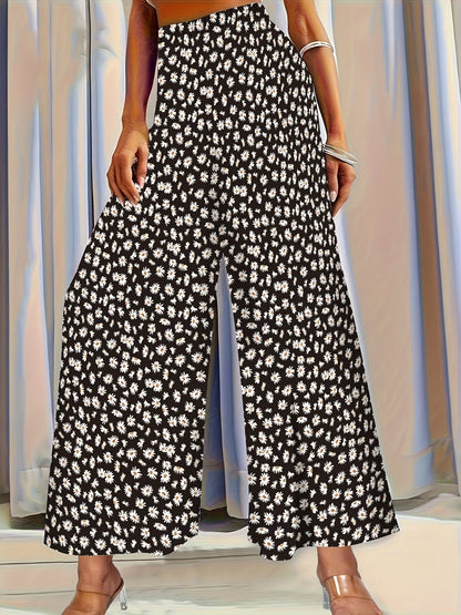 Floral Weites Bein Sommerhose - Julia