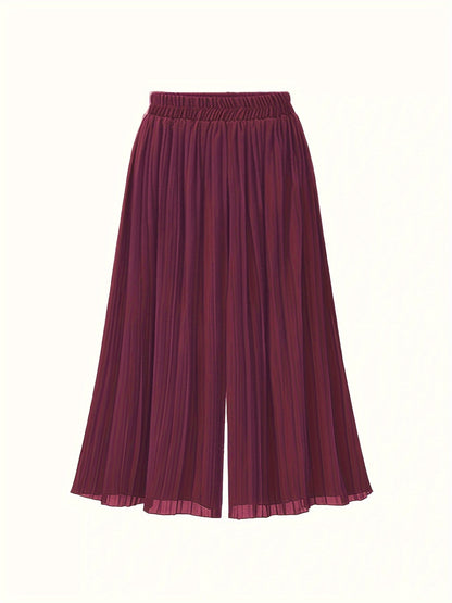 Schwarze plissee maxihose - elena