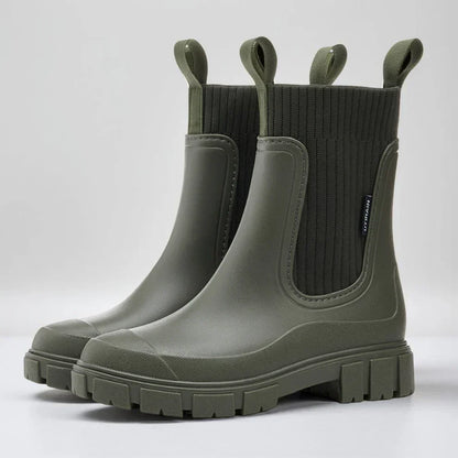 Wasserdichte chelsea-stiefeletten für damen – damen
