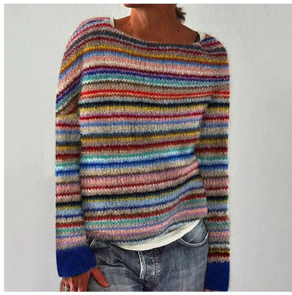 Retro Pullover Bunt - Mia
