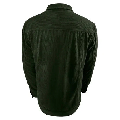 Vintage-baumwolljacke für herren mit reißverschluss – herren