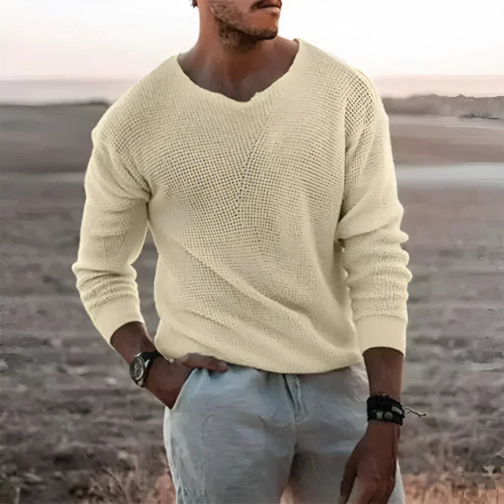 Herren-strickpullover, langärmlig – herren