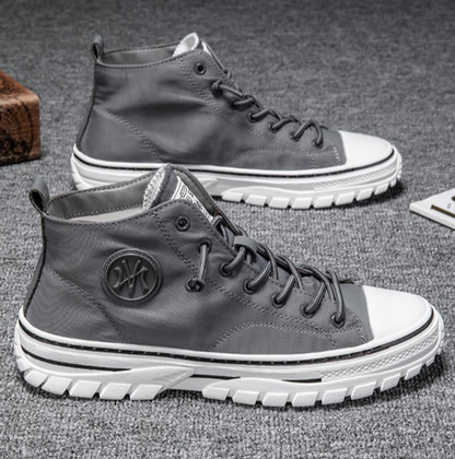 Max - Beige Hochgeschnittene Sneaker