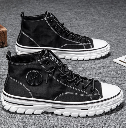 Max - Beige Hochgeschnittene Sneaker