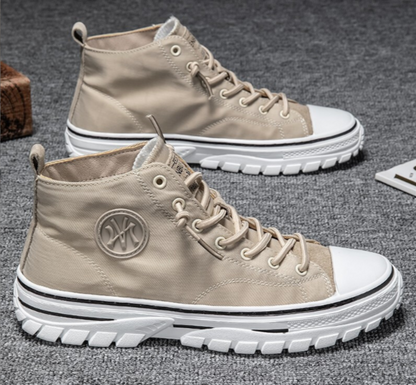 Max - Beige Hochgeschnittene Sneaker