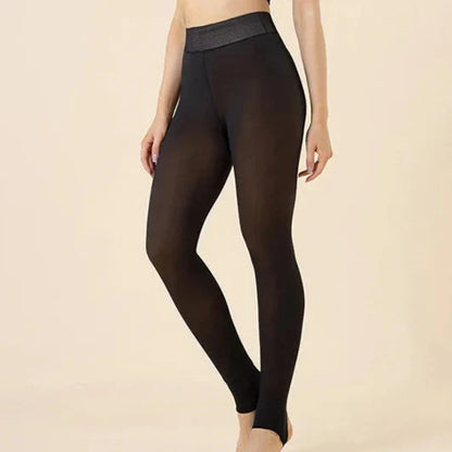Schwarze Elegante Warme Strumpfhose für Damen – Clara