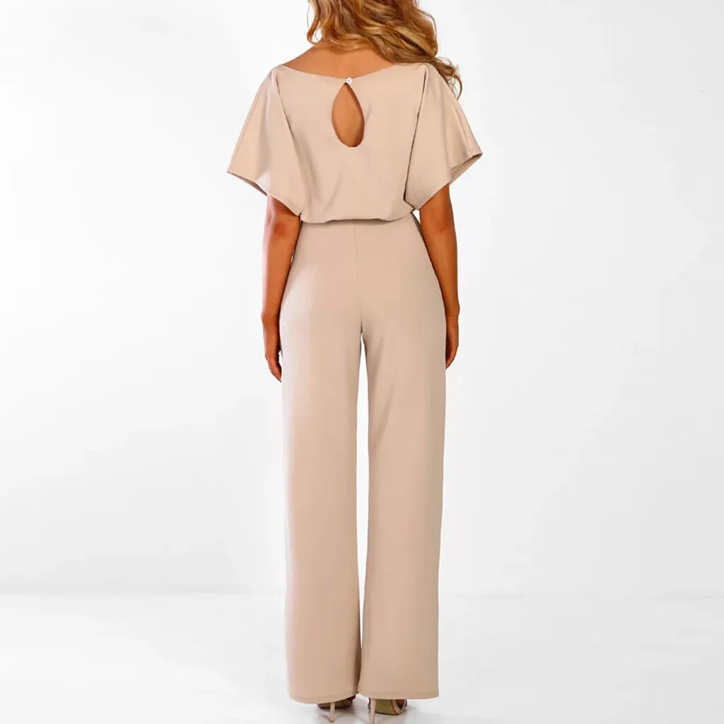 Sofia - Strahlender Jumpsuit in Orange