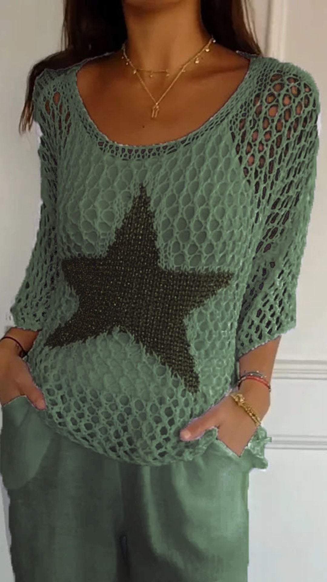 Stella - Weißes Set mit Stern