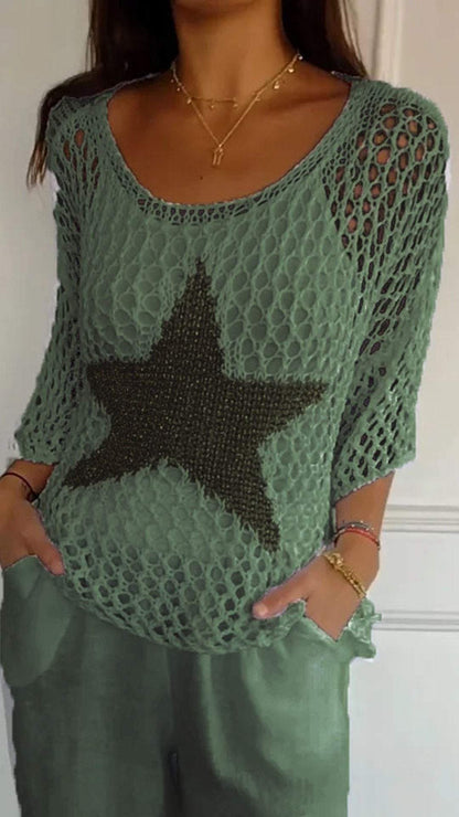 Stella - Weißes Set mit Stern