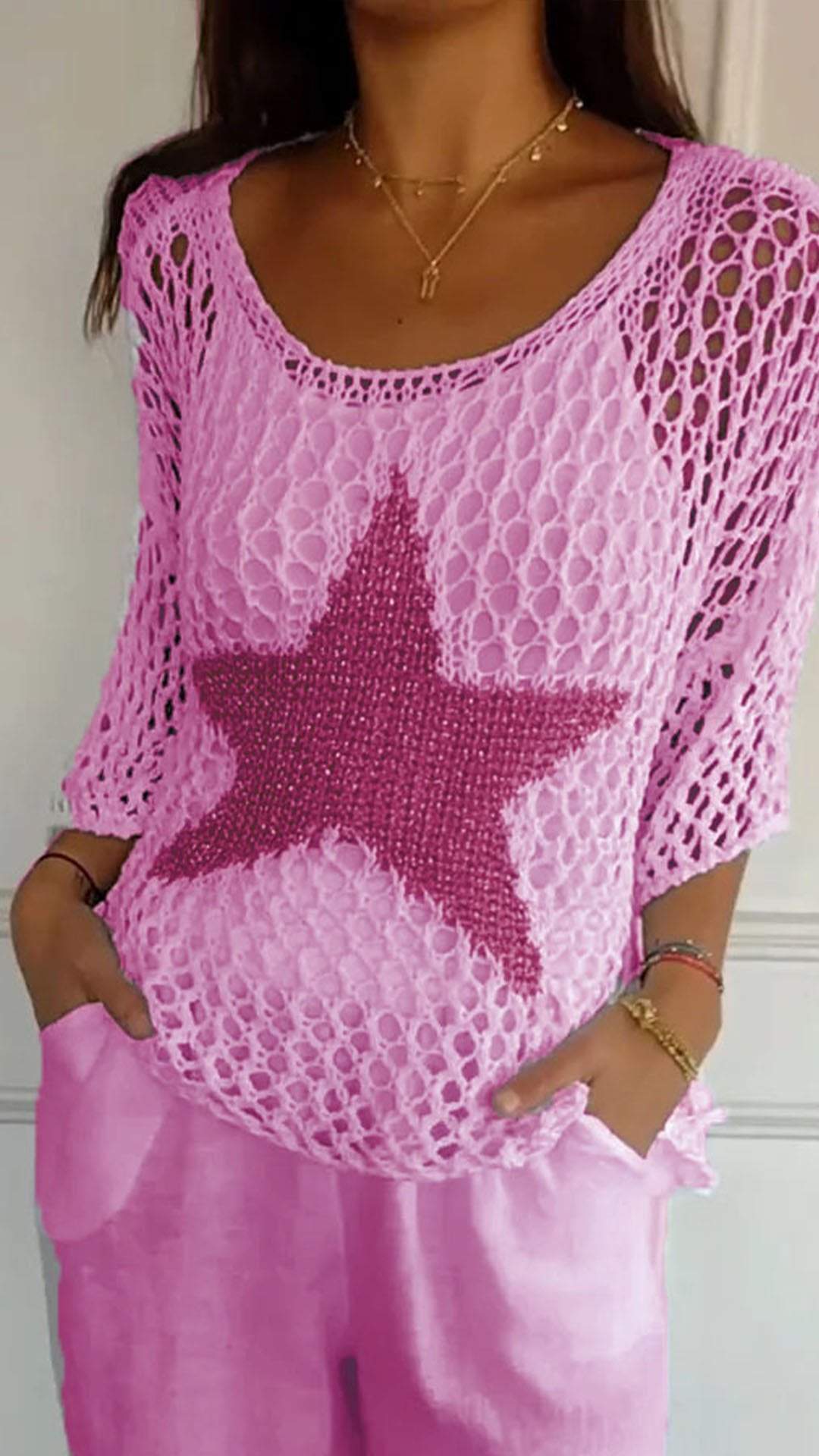 Stella - Weißes Set mit Stern